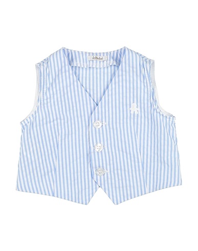 LE BEBÉ Suit vest Light blue 100% Cotton