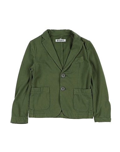 DONDUP Blazer Military green 93% Cotton, 7% Elastane