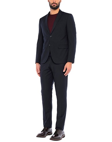 DOMENICO TAGLIENTE Suits Midnight blue 65% Polyester, 35% Viscose