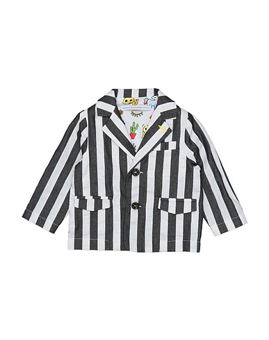 GREY DANIELE ALESSANDRINI Blazer Nero 90% Cotone, 10% Poliammide