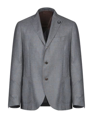 Lardini Suit Jackets In Grey