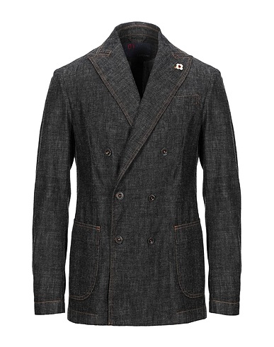 LARDINI Blazer Black 100% Cotton
