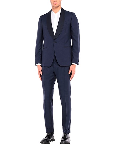 LARDINI Suits Midnight blue 70% Wool, 20% Mohair wool, 10% Silk
