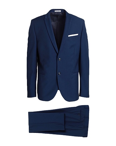 GREY DANIELE ALESSANDRINI Suits Midnight blue 70% Polyester, 30% Viscose