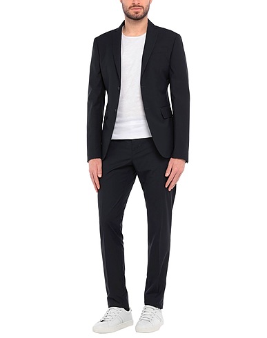 TRUSSARDI JEANS スーツ ミッドナイトブルー ポリエステル 65% / レーヨン 35%