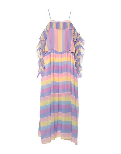 BLUGIRL Long dress Pink 100% Polyester