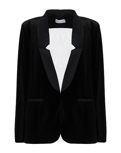 PATRIZIA PEPE Blazer Black 93% Polyester, 7% Elastane