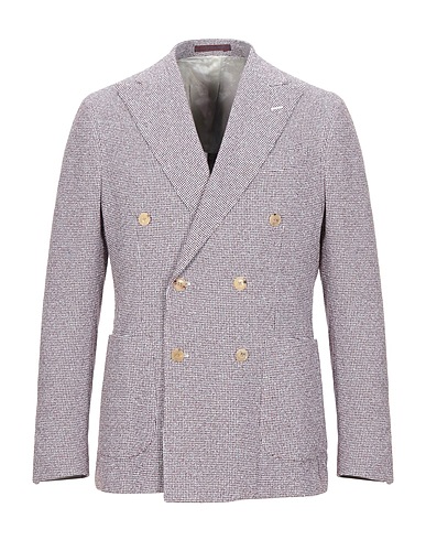 SARTITUDE Napoli Blazer Burgundy 64% Cotton, 34% Polyamide, 2% Linen