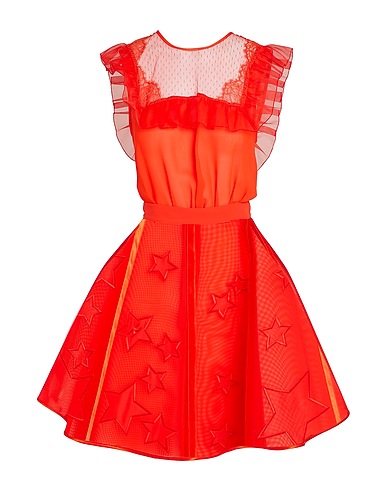 PASSEPARTOUT DRESS by ELISABETTA FRANCHI Completo Rosso 100% Poliestere, Poliammide, Elastan