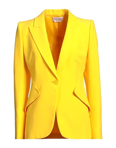 MCQUEEN Σακάκι Κίτρινο 52% Βισκόζη, 48% Ασετάτ