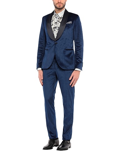 MANUEL RITZ Suits Midnight blue 100% Polyester
