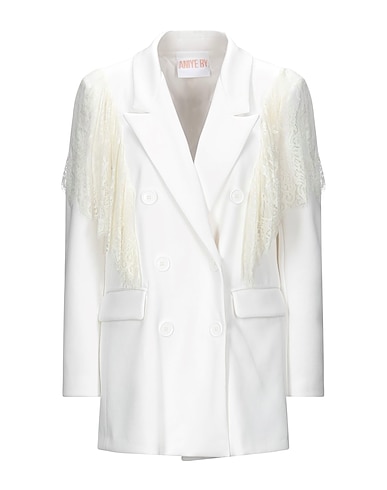ANIYE BY Blazer White 83% Polyester, 17% Cotton, Polyamide