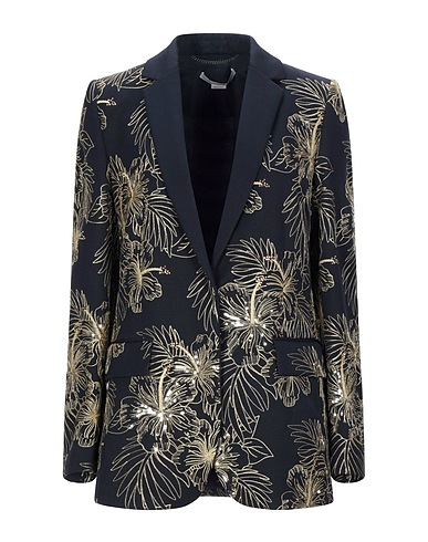 STELLA McCARTNEY Blazer Midnight blue 100% Wool, Polyester