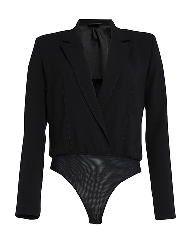 PINKO Blazer Black 100% Polyester, Polyamide, Elastane
