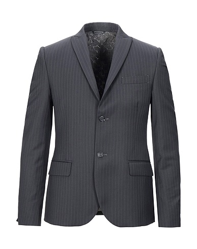GREY DANIELE ALESSANDRINI Blazer Piombo 100% Lana