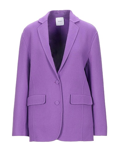 AGNONA Blazer Purple 87% Wool, 12% Cashmere, 1% Polyamide
