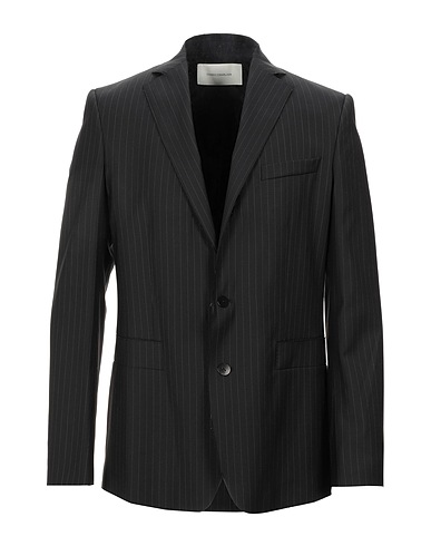 CEDRIC CHARLIER Veste Noir 54% Laine vierge, 42% Viscose, 4% Autres fibres