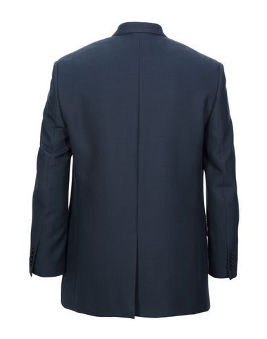 Shop Dior Homme Man Blazer Midnight Blue Size 42 Wool, Mohair Wool In Dark Blue