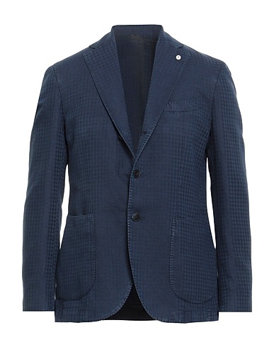 L.B.M. 1911 Blazers Marineblau 51% Baumwolle, 49% Leinen