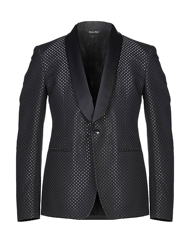 BRIAN DALES Blazer Black 85% Wool, 15% Silk