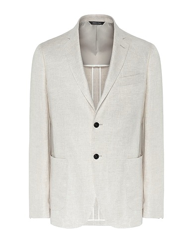 8 by YOOX Blazer Beige 100% Linen