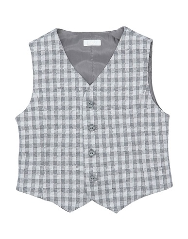 IL GUFO Waistcoat Grey 100% Cotton