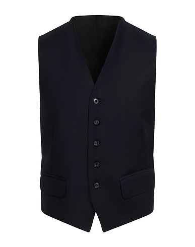 BRIAN DALES Waistcoat Midnight blue 59% Wool, 39% Polyester, 2% Lycra®