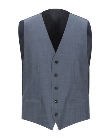 DOLCE & GABBANA DOLCE & GABBANA MAN VEST SLATE BLUE SIZE 40 VIRGIN WOOL, ELASTANE,49573126JT 4