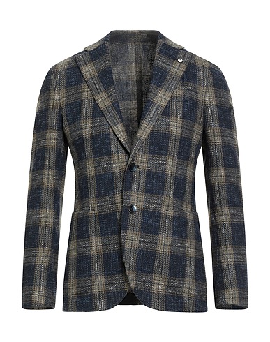 L.B.M. 1911 Blazer Blue 37% Wool, 34% Cotton, 14% Polyester, 11% Polyamide, 4% Acrylic