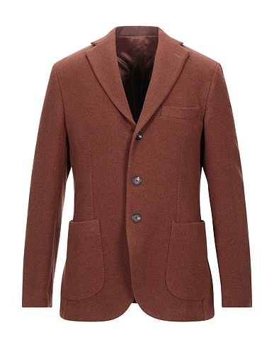DOPPIAA Blazers Braun 70% Wolle, 15% Polyamid, 12% Polyester, 3% Andere Fasern