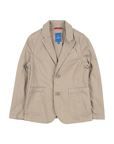 FAY Blazer Beige 93% Cotton, 7% Elastane