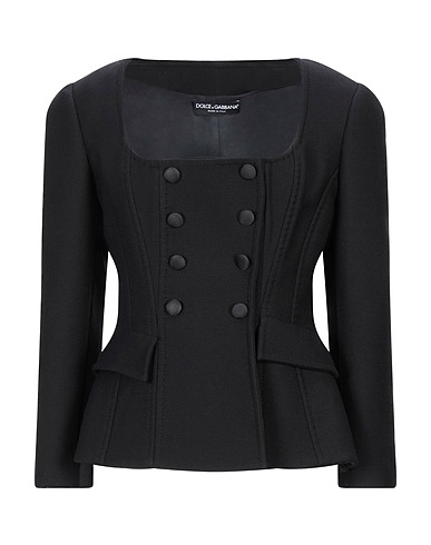 DOLCE&GABBANA Blazer Black 100% Virgin Wool