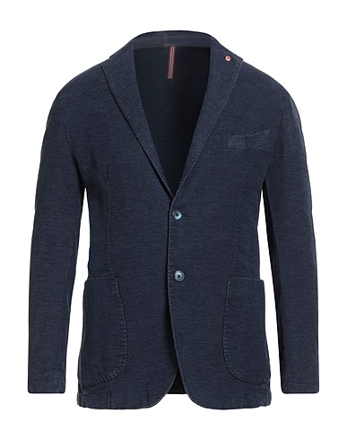 JERRY KEY Blazer Navy 86% Cotton, 12% Polyester, 2% Elastane