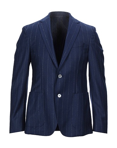 BOSS HUGO BOSS テーラードジャケット ミッドナイトブルー コットン 99% / ナイロン 1%