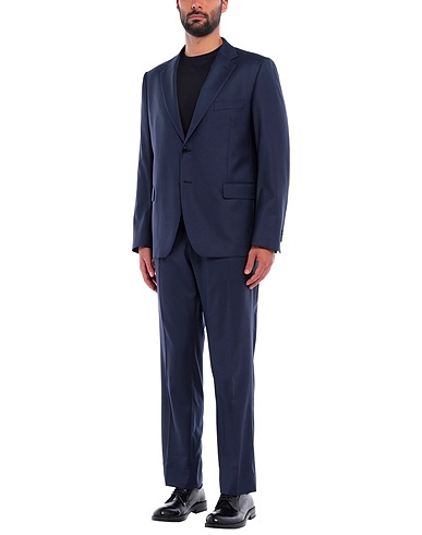 IDEA ITALIAN DESIGN ELEMENTS OF APPAREL Suits Midnight blue 100% Virgin Wool