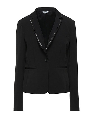 LIU •JO Blazer Black 88% Polyester, 12% Elastane, Acetate