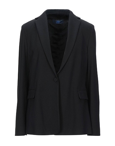 BLUE LES COPAINS Giacca Nero 70% Viscosa, 25% Poliammide, 5% Elastan