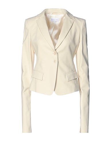 PATRIZIA PEPE Blazer Beige 48% Cotton, 45% Polyamide, 7% Elastane