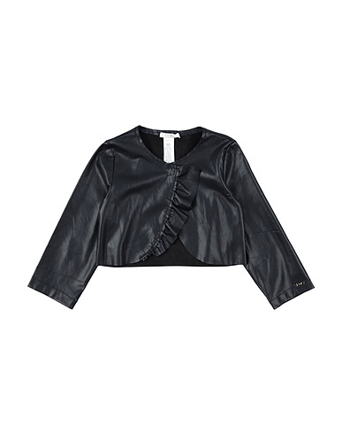 LIU •JO Blazer Black 100% Polyester, Polyurethane resin