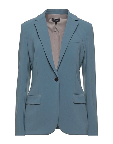 THEORY Blazer Slate blue 70% Triacetate, 30% Polyester