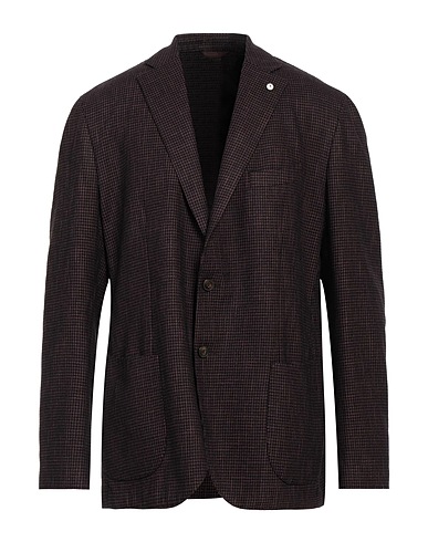 L.B.M. 1911 Blazer Plum 43% Cotton, 40% Wool, 17% Polyacrylic