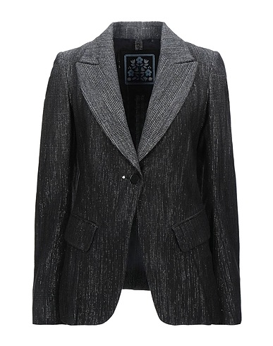 HIGH Blazer Black 63% Cotton, 24% Virgin Wool, 11% Rayon, 1% Polyester, 1% Nylon