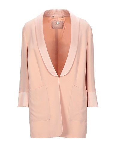 TWINSET Blazer Light pink 71% Acetate, 29% Viscose