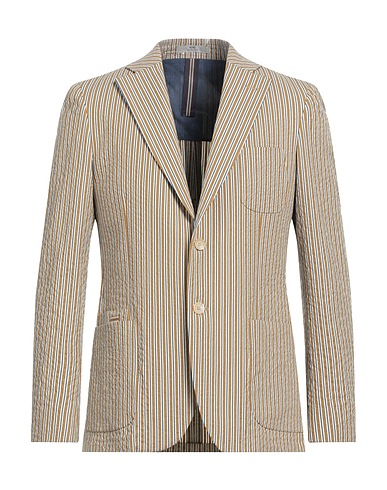 CC COLLECTION CORNELIANI Blazer Mustard 97% Cotton, 3% Elastane
