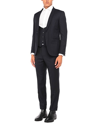 CORNELIANI Suits Midnight blue 100% Virgin Wool