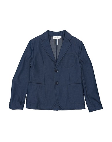 PAOLO PECORA Blazer Midnight blue 82% Polyester, 16% Viscose, 2% Elastane