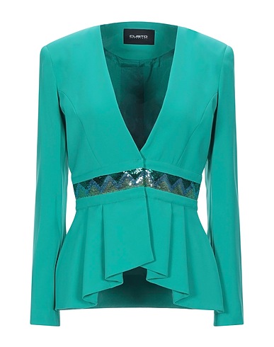 CUSTO BARCELONA Blazer Green 100% Polyester