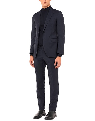 TOMBOLINI Suits Midnight blue 100% Virgin Wool