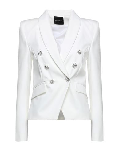 Actualee Suit Jackets In White