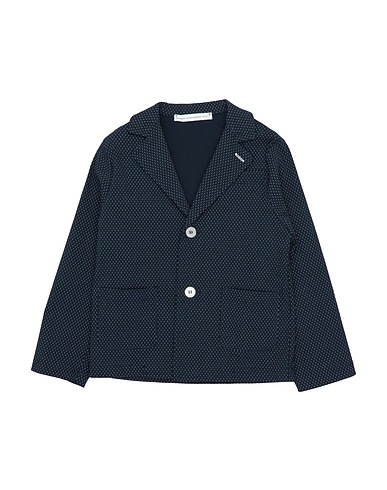 GREY DANIELE ALESSANDRINI Blazer Midnight blue 75% Viscose, 20% Nylon, 5% Elastane
